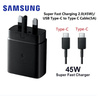 Samsung 45W USB-C Super Fast Charging with C to C Cable